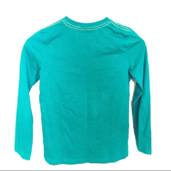 JOE FRESH Yeti Monster Print Tee With Long Sleeves Green Boys 10-12Y - Picture 4 of 7